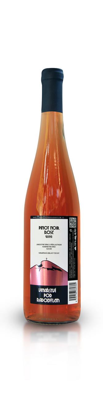 Vinařství pod Radobýlem Pinot Noir Rose 6 x 750 ml