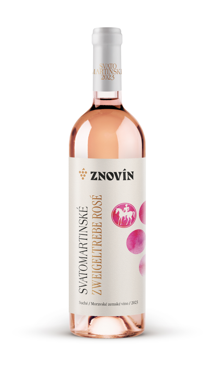 ZNOVÍN ZNOJMO Svatomartinské Zweigeltrebe rosé 750 ml