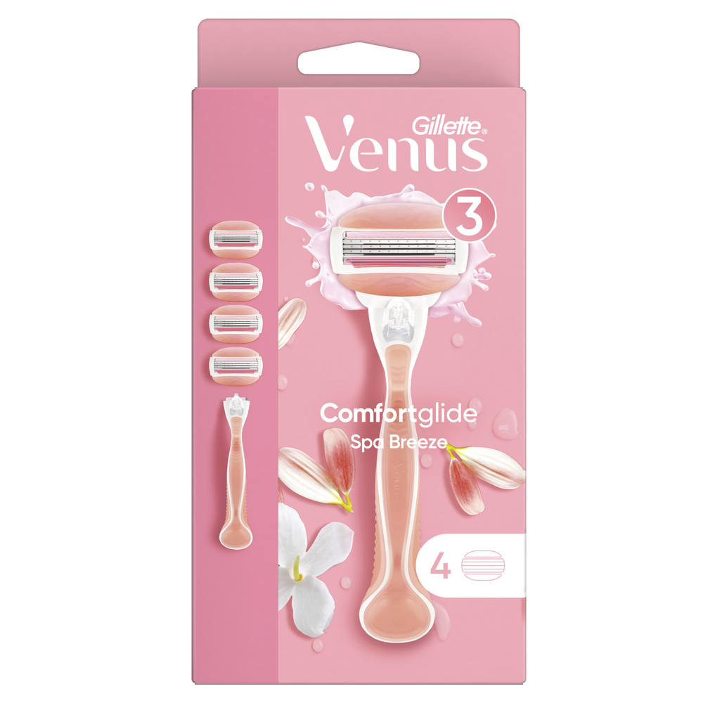 Gillette Venus ComfortGlide Spa Breeze Start náhradní hlavice 4 ks