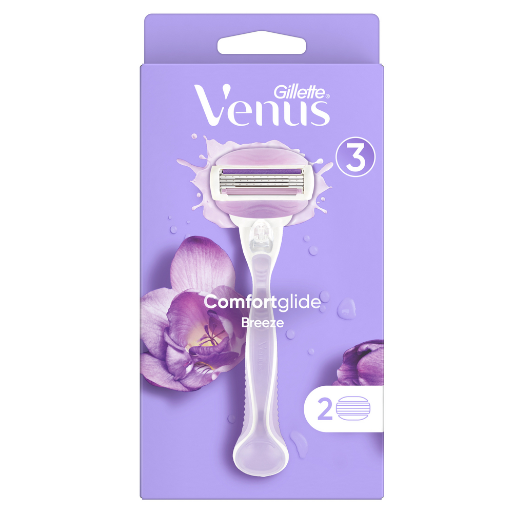 Gillette Venus Breeze Holící strojek + náhradní hlavice 2 ks
