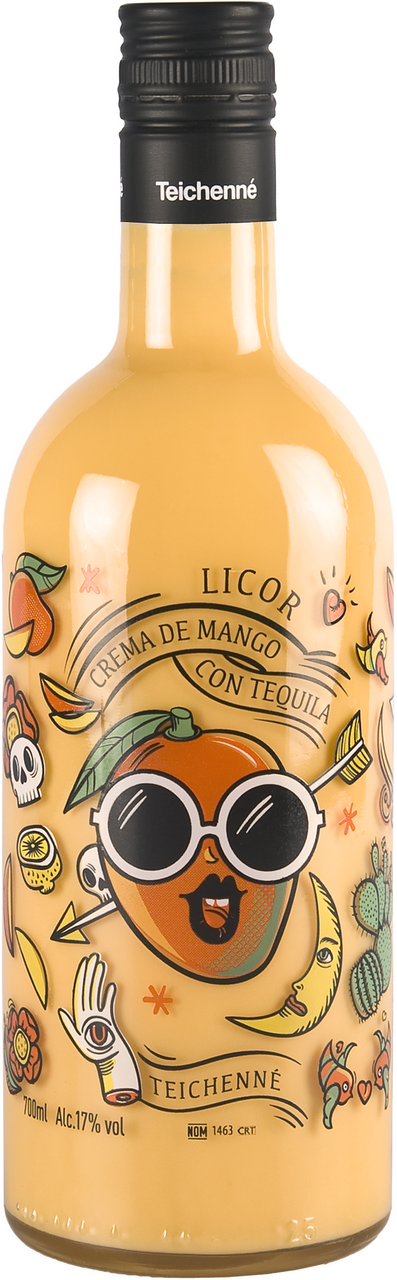 Likér s tequilou mango 17 % 700 ml