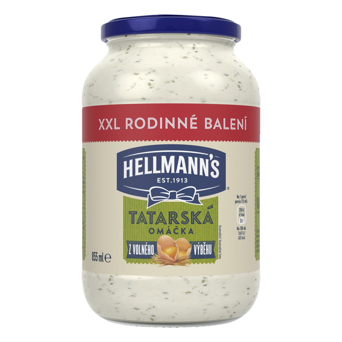 HELLMANN'S Tatarská omáčka 855 ml