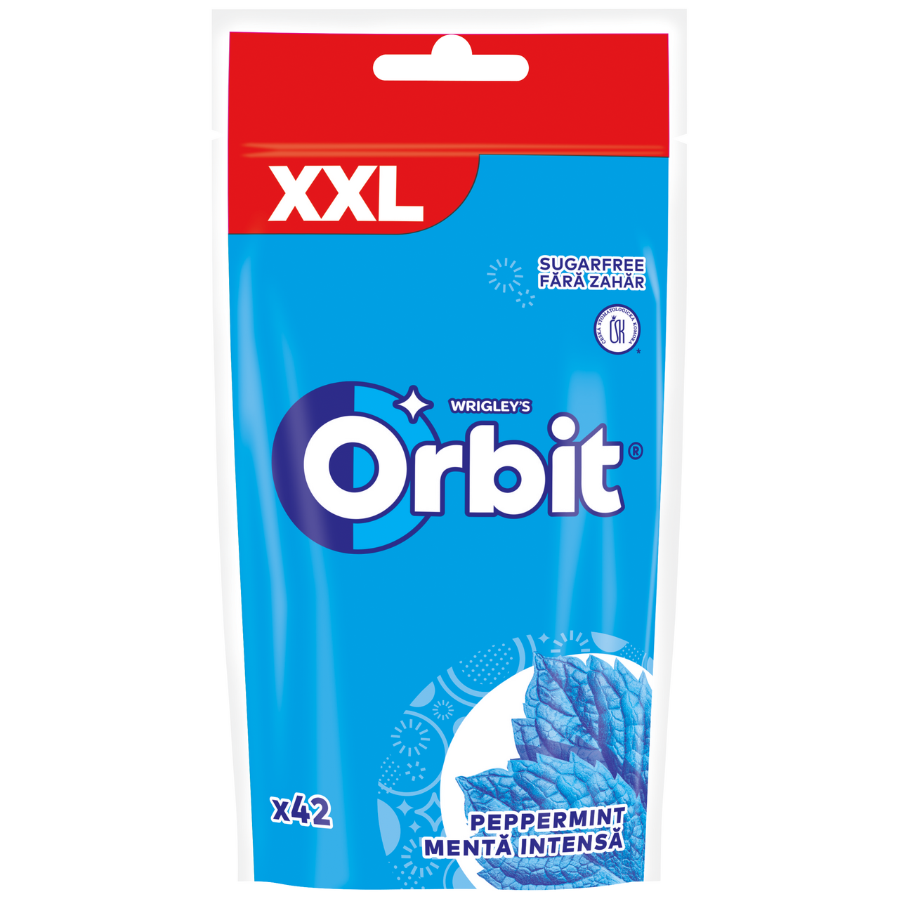 Orbit Peppermint žvýkačky 15 x 58 g sáček