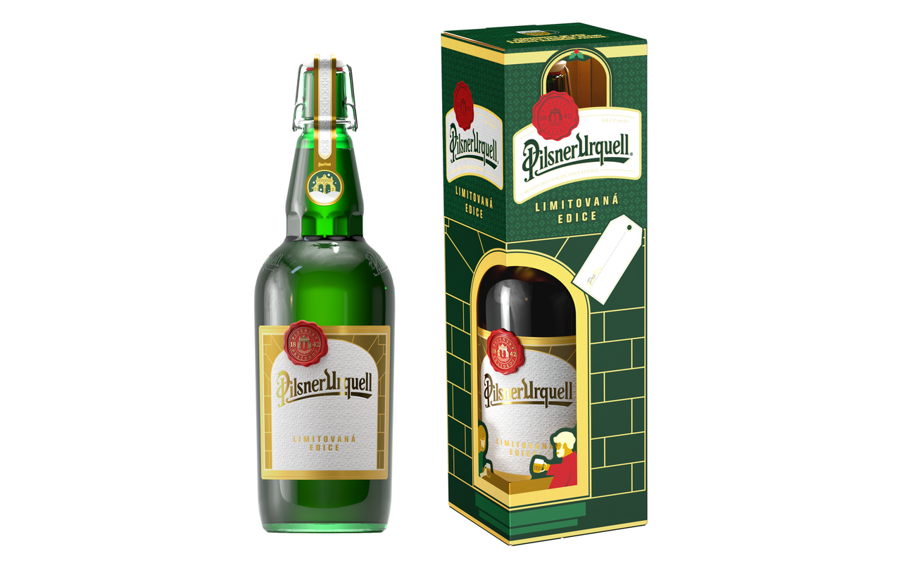 Pilsner Urquell Pivo Vánoce 1 l
