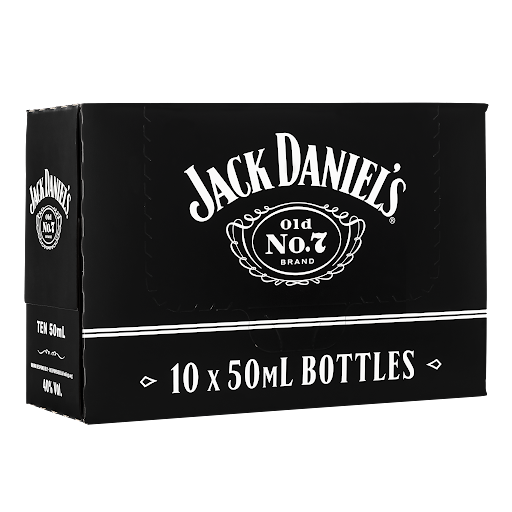 JACK DANIEL'S 40 % 10 x 50 ml