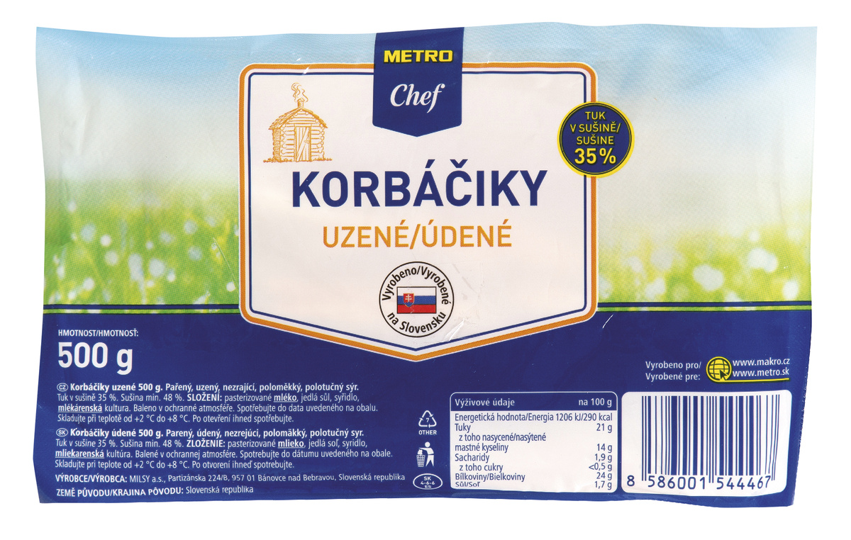 METRO Chef Korbáčiky uzené chlaz. 500 g
