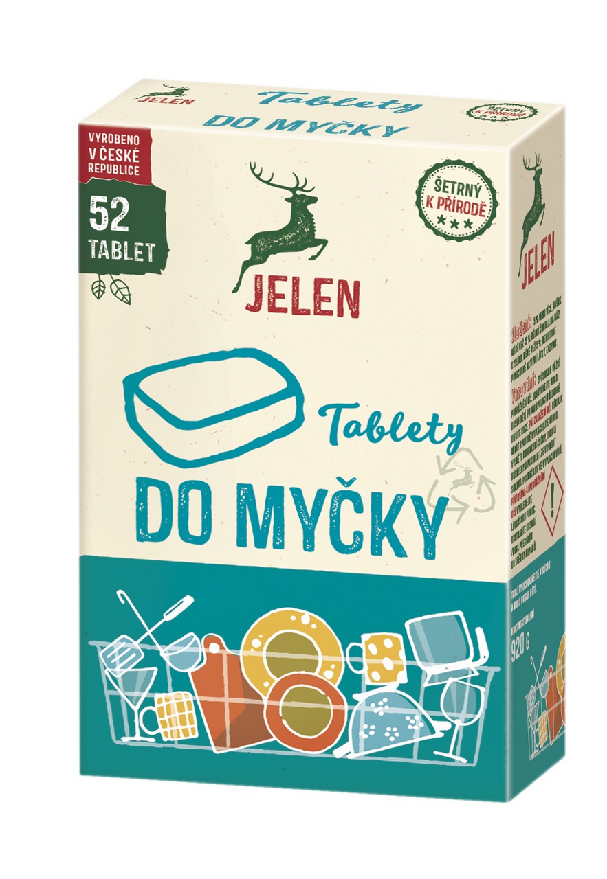 JELEN Tablety do myčky 52 ks