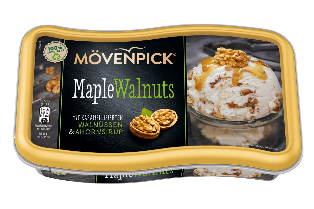 Mövenpick Maple Walnut mraž. 900 ml