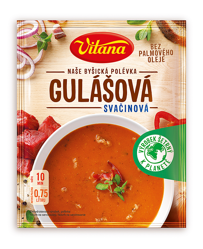 Vitana Gulášová svačinová polévka 95 g