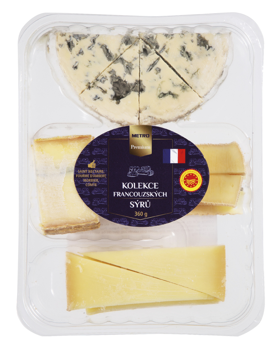 METRO Premium Kolekce francouzských sýrů chlaz. 360 g