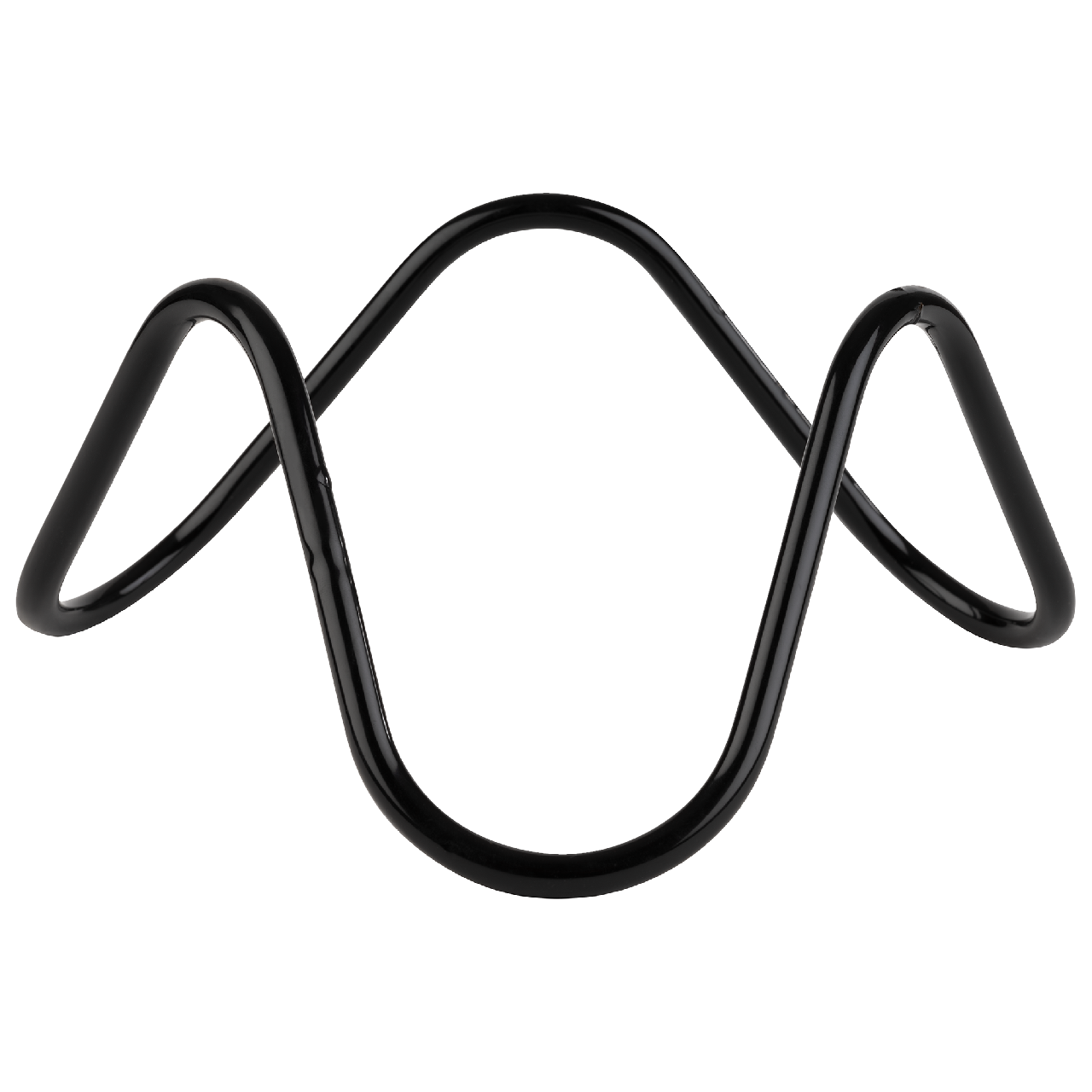 APS Stojan Wave ocel/ PVC nepřilnavý povrch 20 cm černý 1 ks