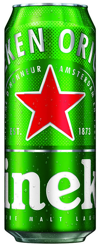 Heineken Pivo světlý ležák 4 x 500 ml plech