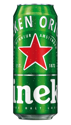 Heineken Pivo světlý ležák 24 x 500 ml plech