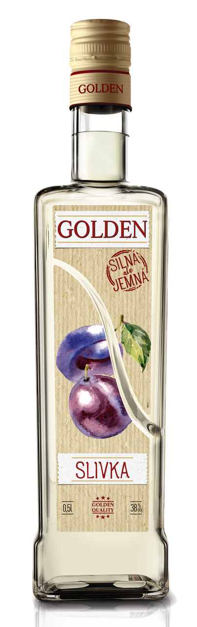 GOLDEN Slivka 38 % 500 ml