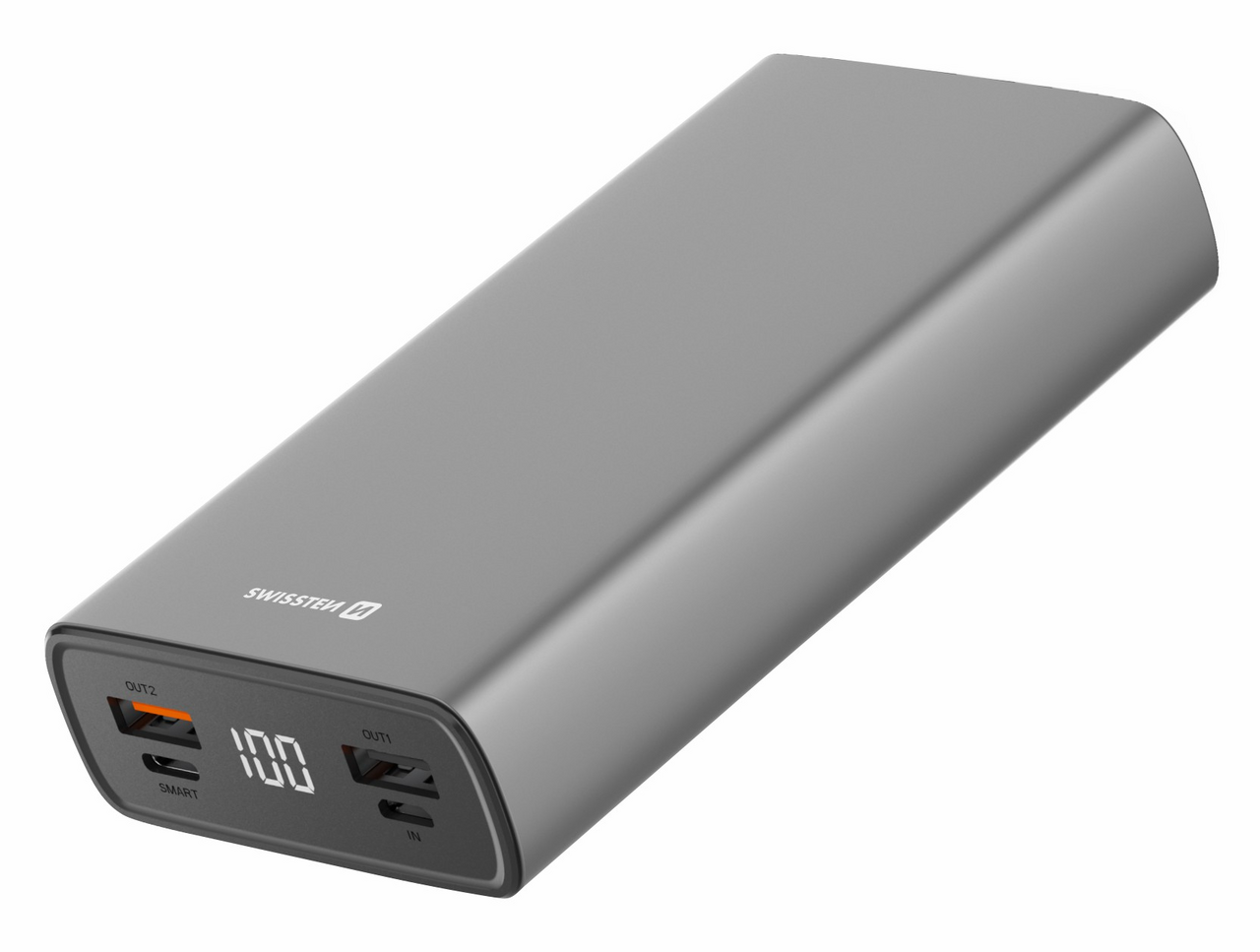 SWISSTEN Powerbank 20.000MAH hliníková 1 ks