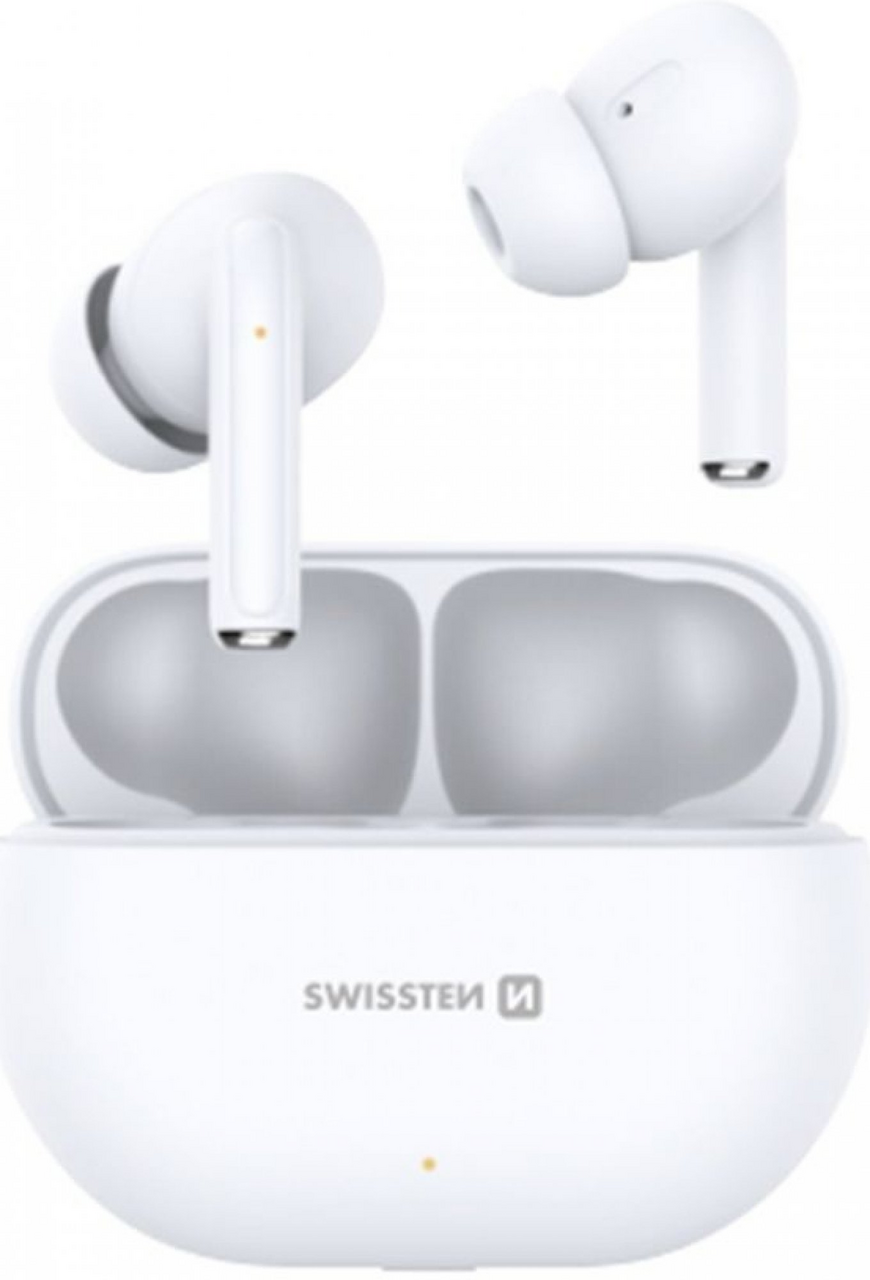 SWISSTEN Sluchátka Bluetooth Pro Tune bílé 1 ks
