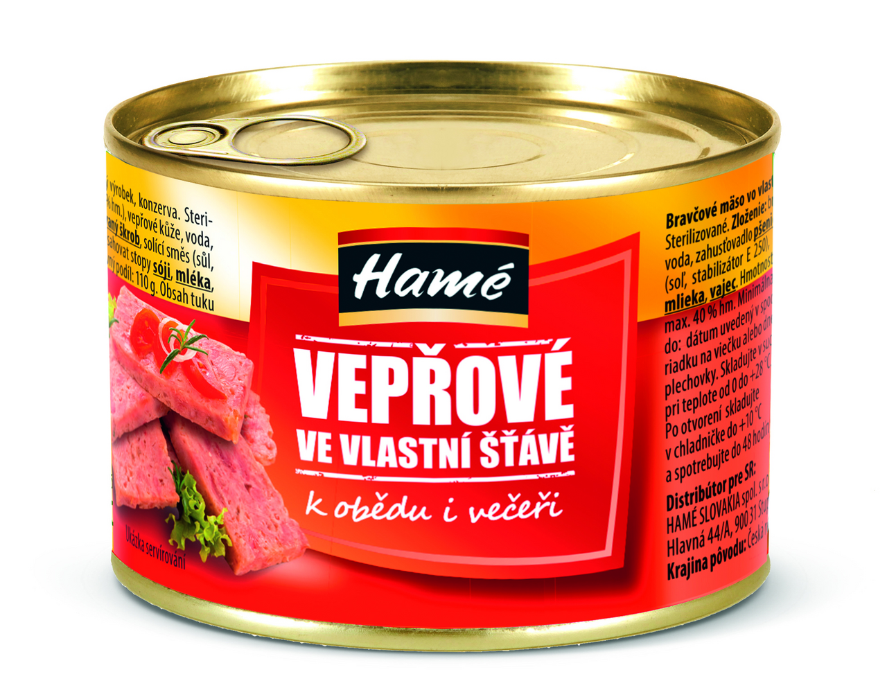 Hamé Vepřové ve vlastní šťávě 10 x 150 g