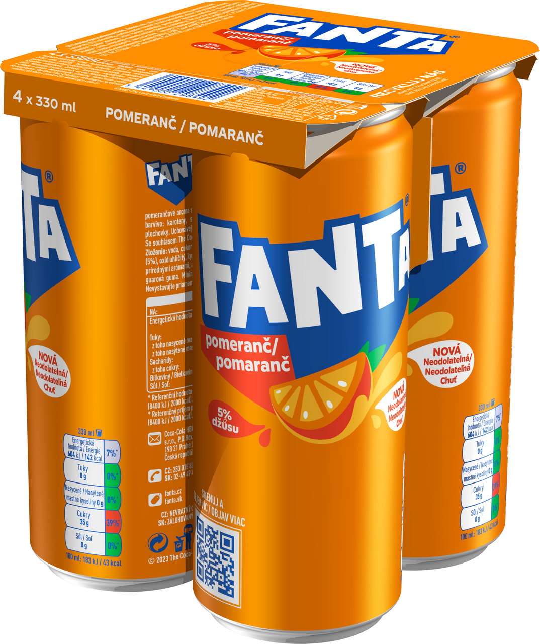 FANTA 4 x 330 ml