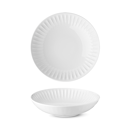 G.Benedikt Talíř hluboký Coup RIBBY 22 cm porcelán 6 ks