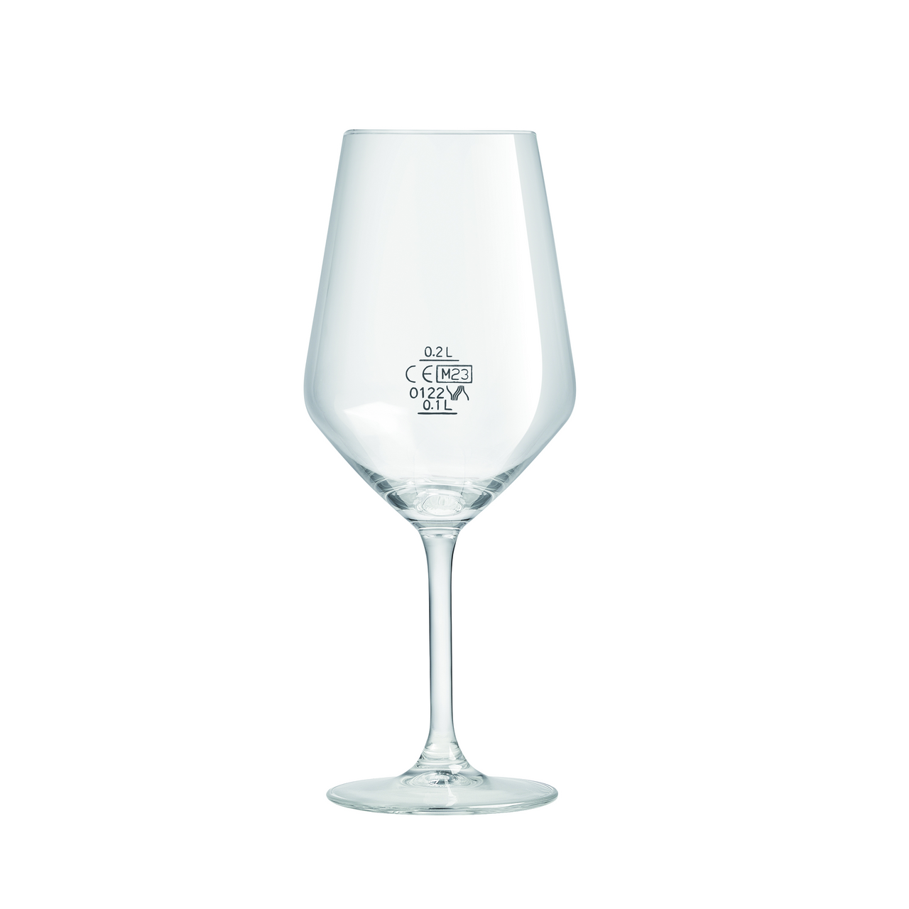 METRO PROFESSIONAL Sklenice na víno s cejchem CARRE 530 ml/ CE 100 + 200 ml 6 ks