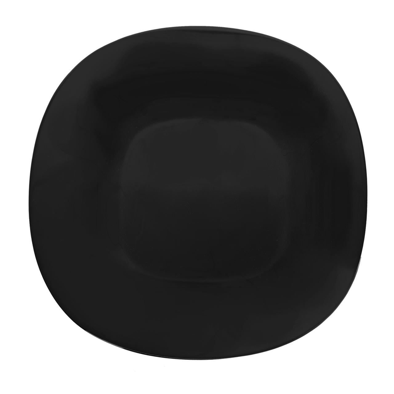 Orion Talíř mělký Luna 26,5 x 26,5 opálové sklo černý 1 ks