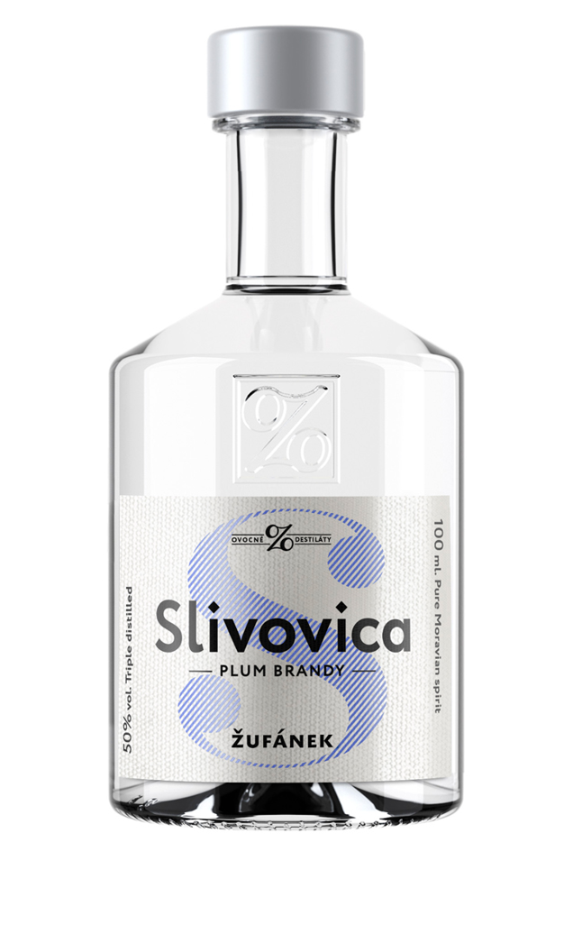 ŽUFÁNEK Slivovica 50 % 25 x 100 ml