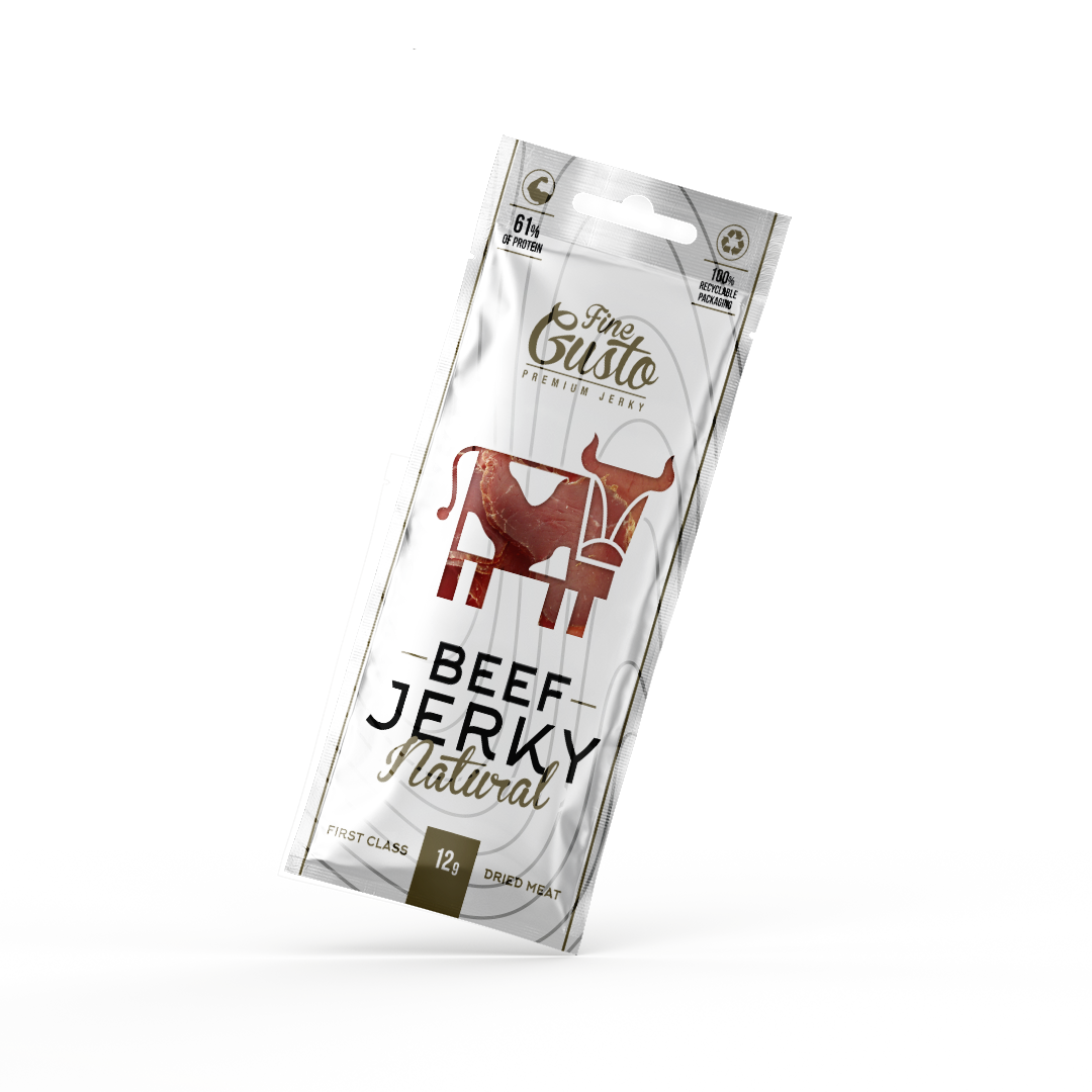Fine Gusto Hovězí Jerky Natural 30x 12 g