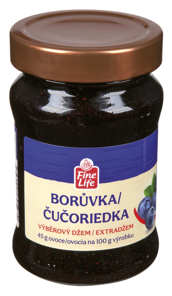 Fine Life Džem výběrový borůvka 340 g