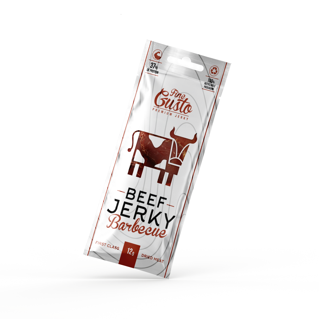 Fine Gusto Hovězí Jerky BBQ 30x 12 g