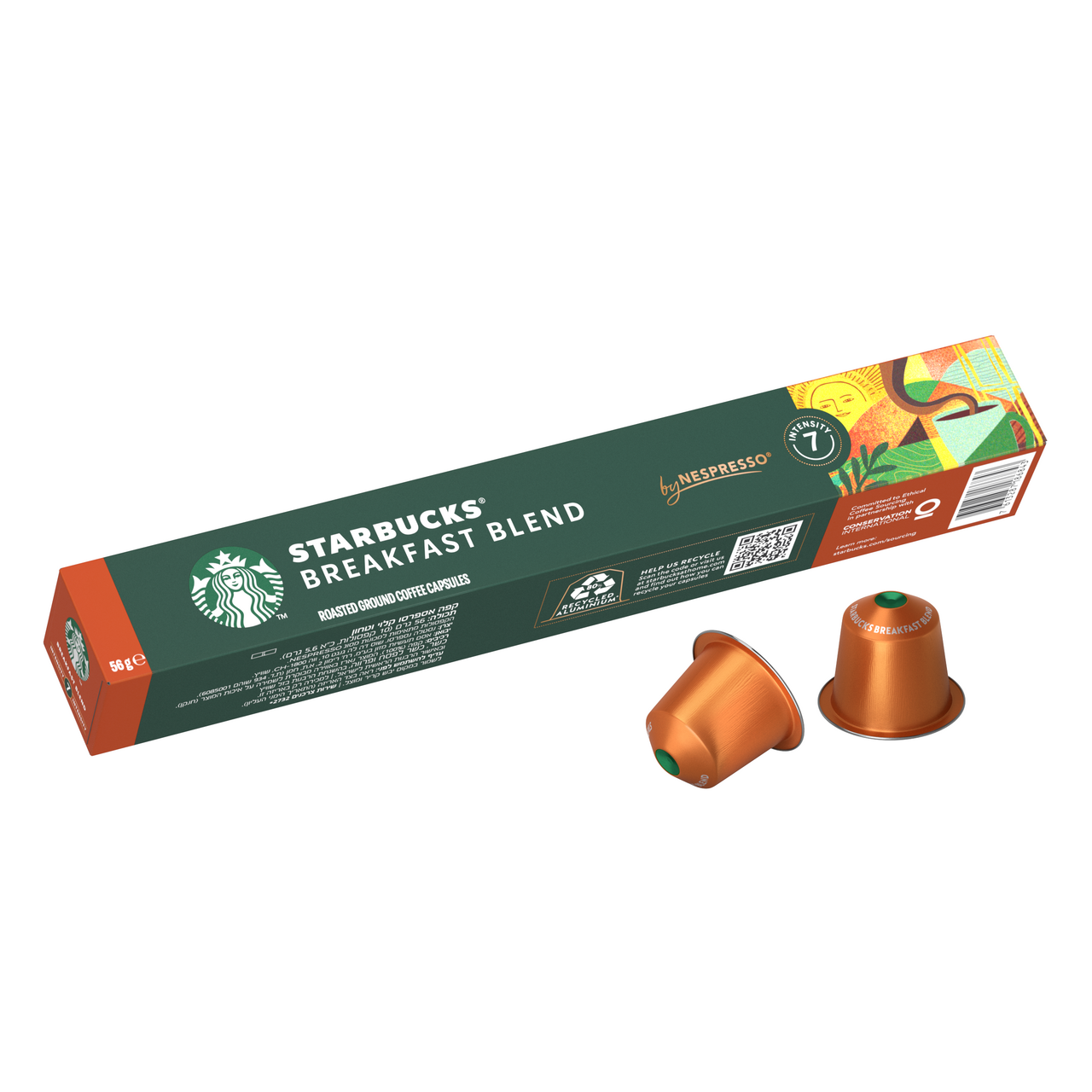 STARBUCKS Nespresso Breakfast Blend kávové kapsle 10 ks