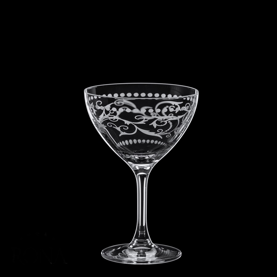 RONA Sklenice na martini DOTS 250 ml 6 ks