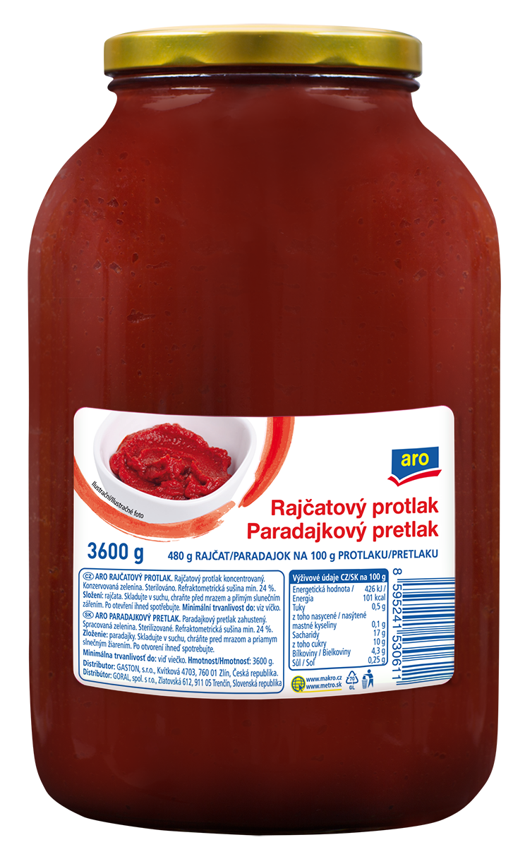 aro Rajčatový protlak 3600 g