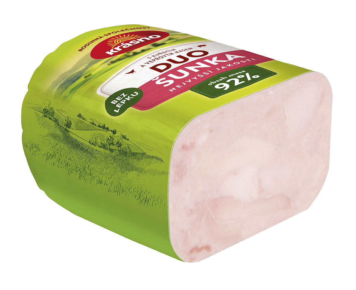 krásno Šunka Duo Nejvyšší jakosti chlaz. cca 2,6 kg