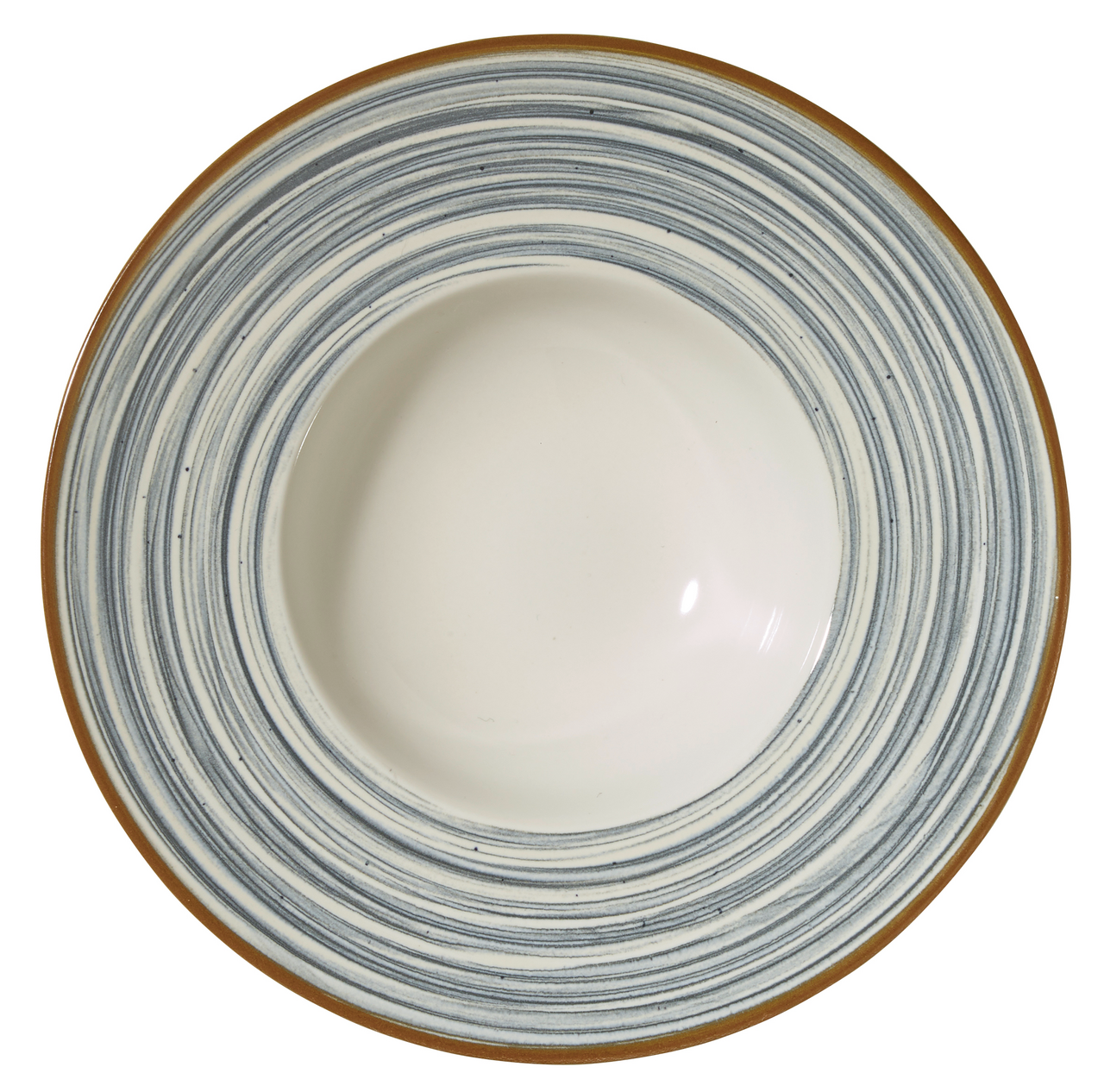 METRO PROFESSIONAL Talíř pasta Madl 28 cm kamenina šedý 6 ks