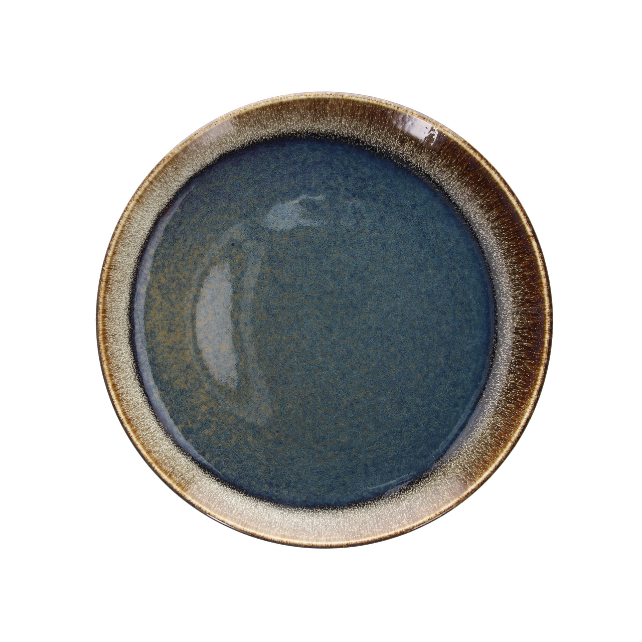 Tognana Talíř mělký BLUE-BROWN 31 cm porcelán 2 ks