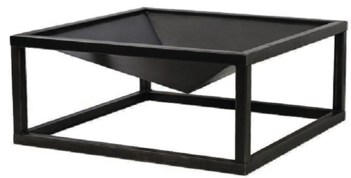 Ohniště zahradní 80 x 80 cm 1 ks