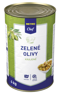 METRO Chef Olivy zelené krájené 4000 g