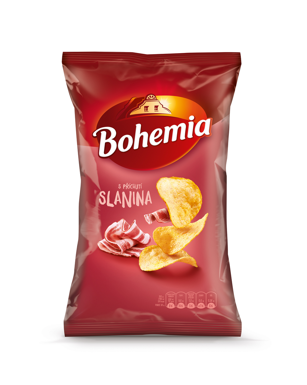 Bohemia Chips slanina 18 x 130 g