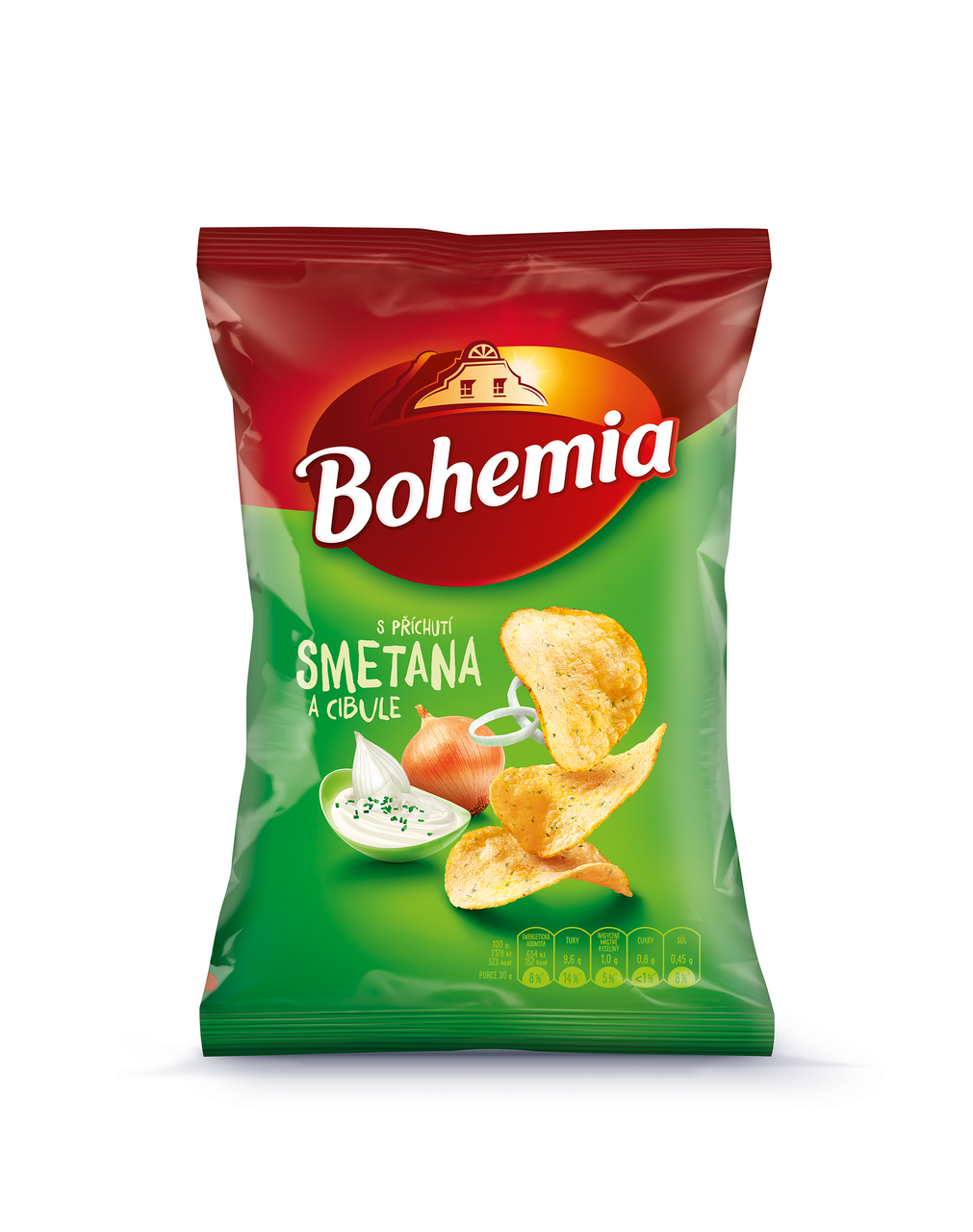 Bohemia Chips smetana/ cibule 18 x 60 g