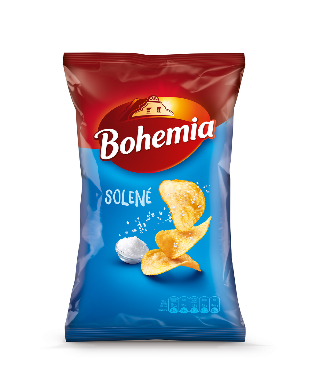 Bohemia Chips solené 18 x 130 g