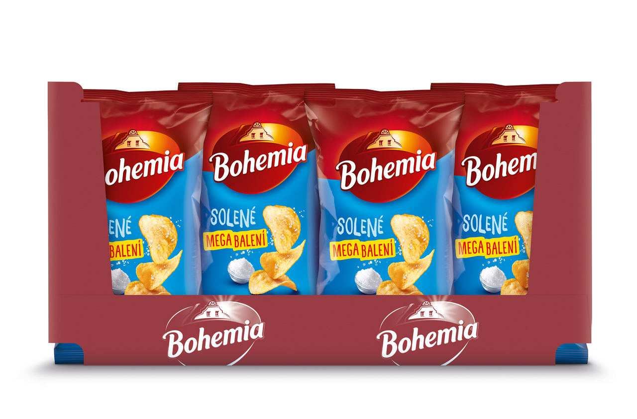 Bohemia Chips solené 14 x 200 g