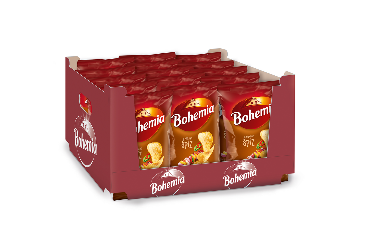 Bohemia Chips špíz 18 x 60 g