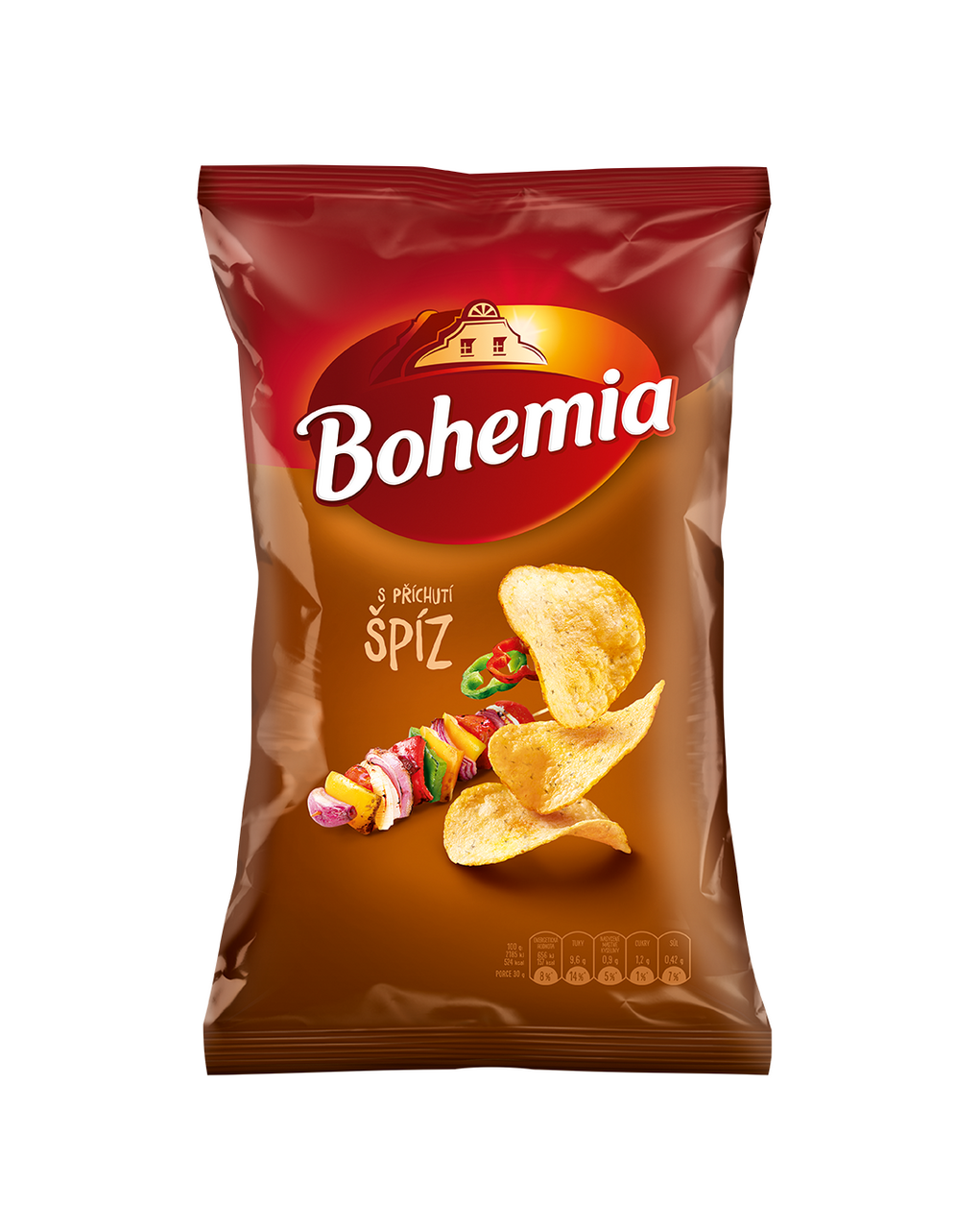 Bohemia Chips Špíz 130 g 