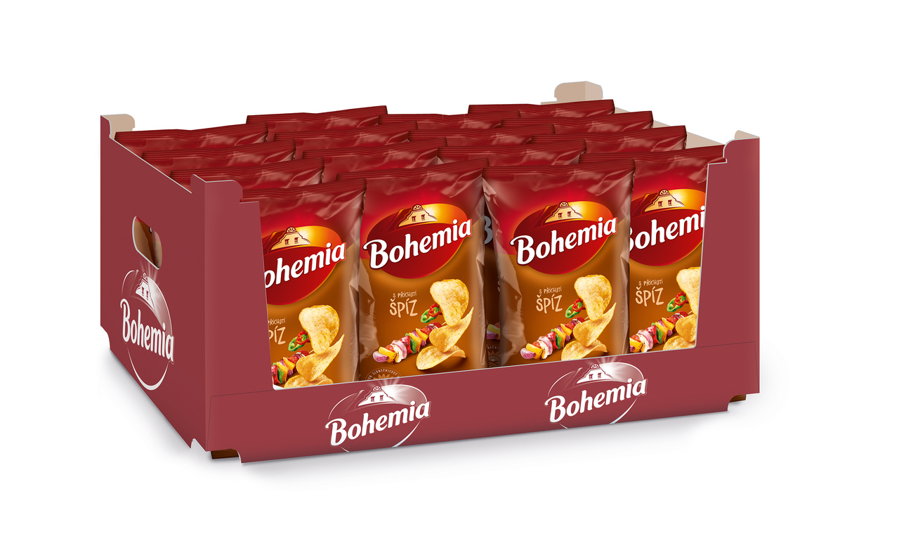 Bohemia Chips špíz 18 x 130 g