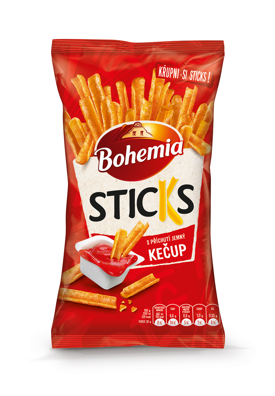 Bohemia Sticks jemný kečup 60 g