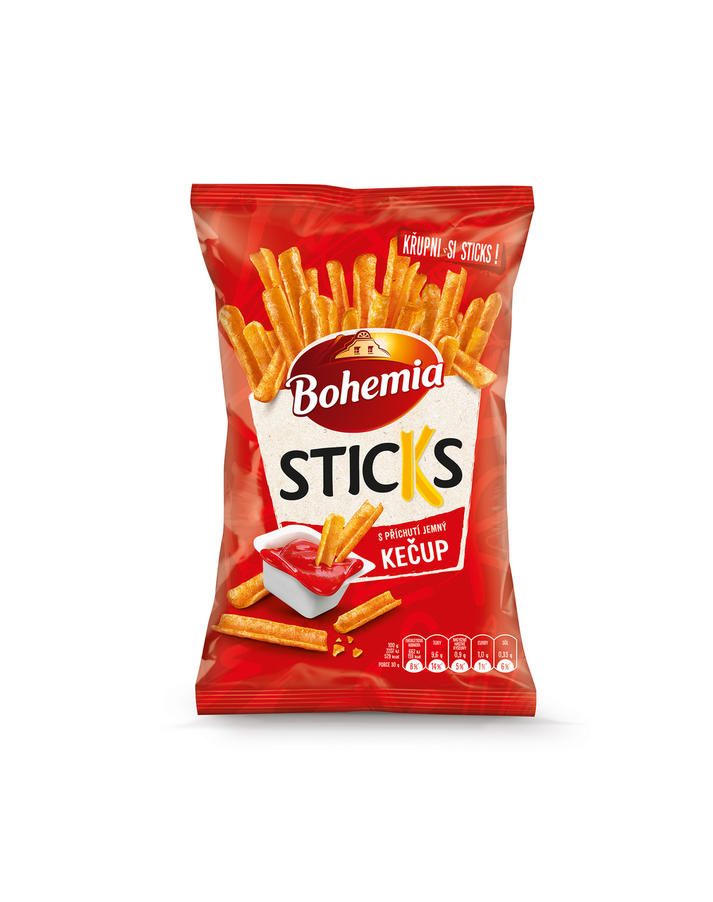 Bohemia Sticks jemný kečup 120 g