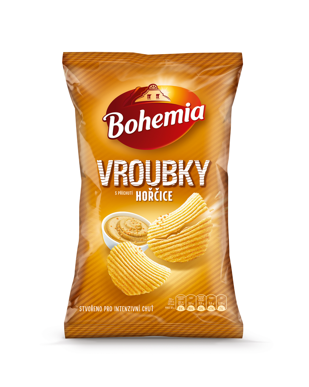 Bohemia Vroubky hořčice 120 g