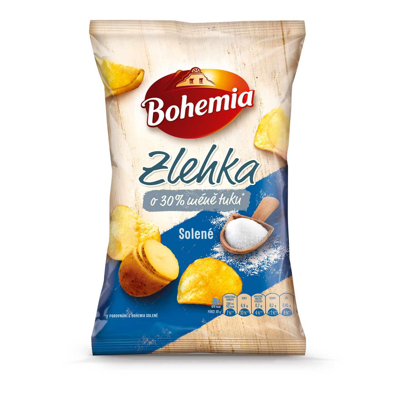 Bohemia Zlehka solené 120 g