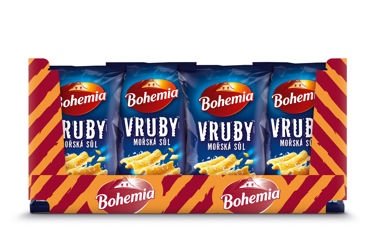 Bohemia Vruby solené 18 x 120 g