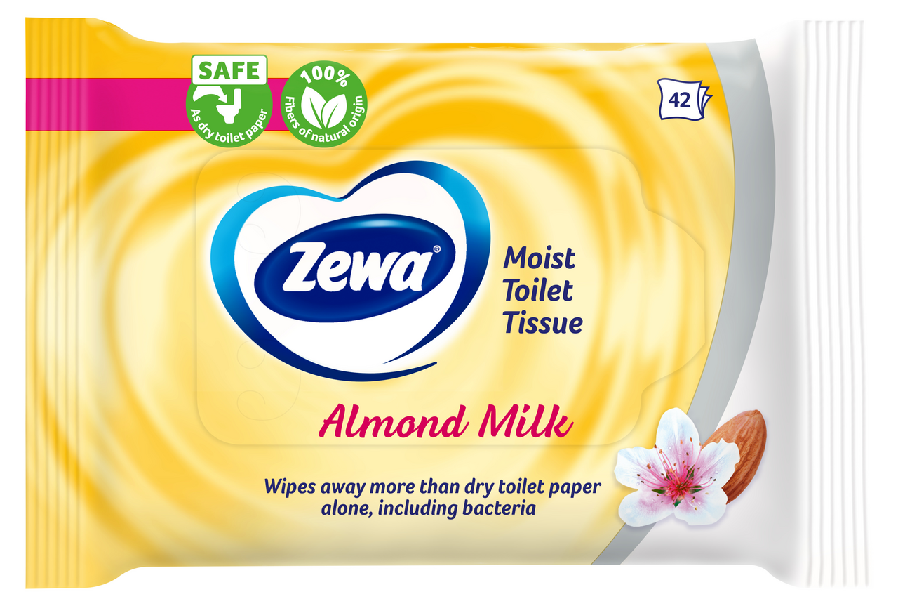 Zewa Almond Milk Toaletní papír vlhčený 42 ks
